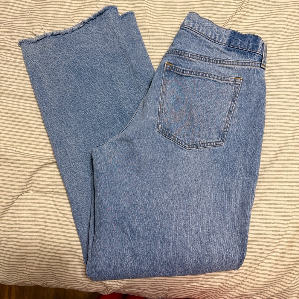 Abercrombie - The Baggy, low rise - curve love jeans